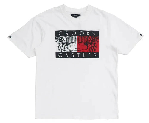 "Crooks & Castles Crooks Figure White Short Sleeve T-Shirt - XL