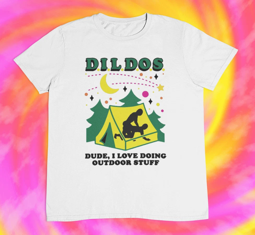 DILDOS Dude I Love Doing Outdoor Stuff T shirt | y2k | 2000s | 90s | aesthetic
