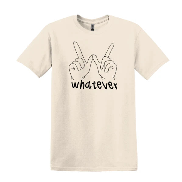 Gildan Heavy Duty Unisex-T-Shirt S-2XL-Whatever-Sarcasm-Humor-Women-Men-Gift