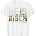 He is Risen Boho Easter Christian Jesus T-Shirt