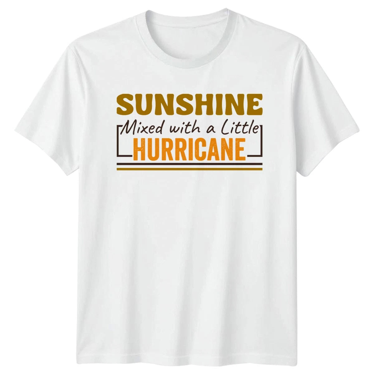 Sunshine Mixed With A Little Womens T-Shirt Sassy Birthday Gift For Her