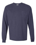 ComfortWash by Hanes Unisex Garment-Dyed Long Sleeve T-Shirt With a Pocket - GDH