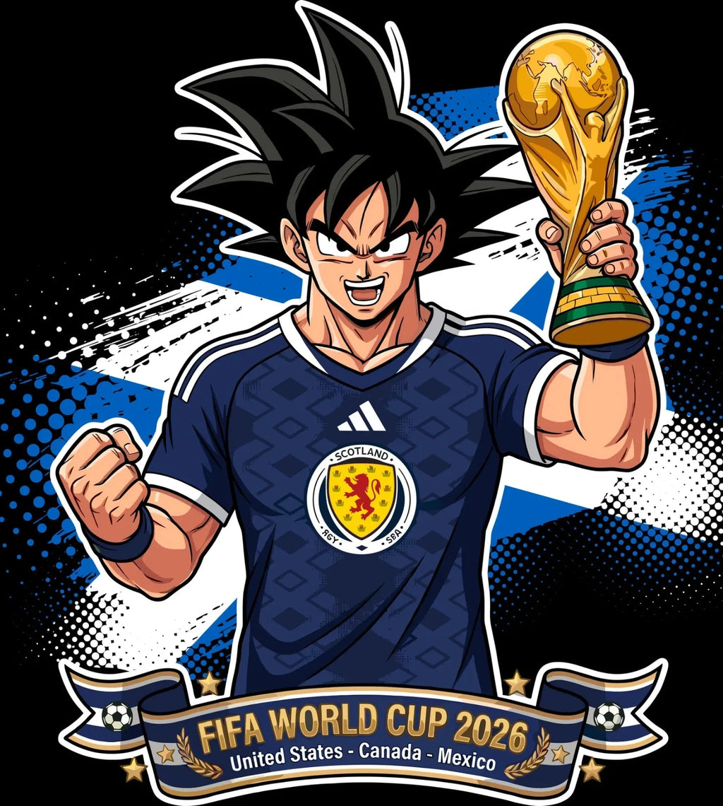 Scotland World Cup Football DTF Iron On Heat Transfer Unisex Soccer T shirt