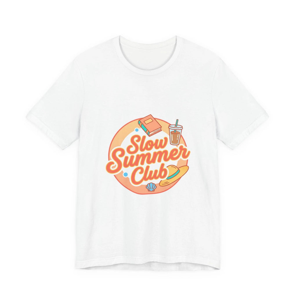 Slow Summer Club Tee | summer aesthetic, pastel coastal vibes