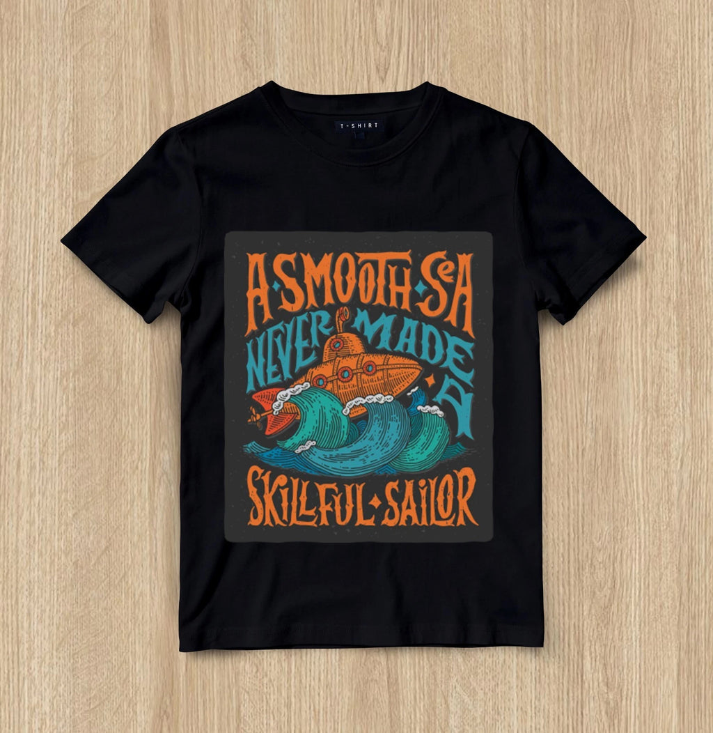 Custom Waves of Growth Graphic T-shirt Design Unisex Jersey Short Sleeve Tee