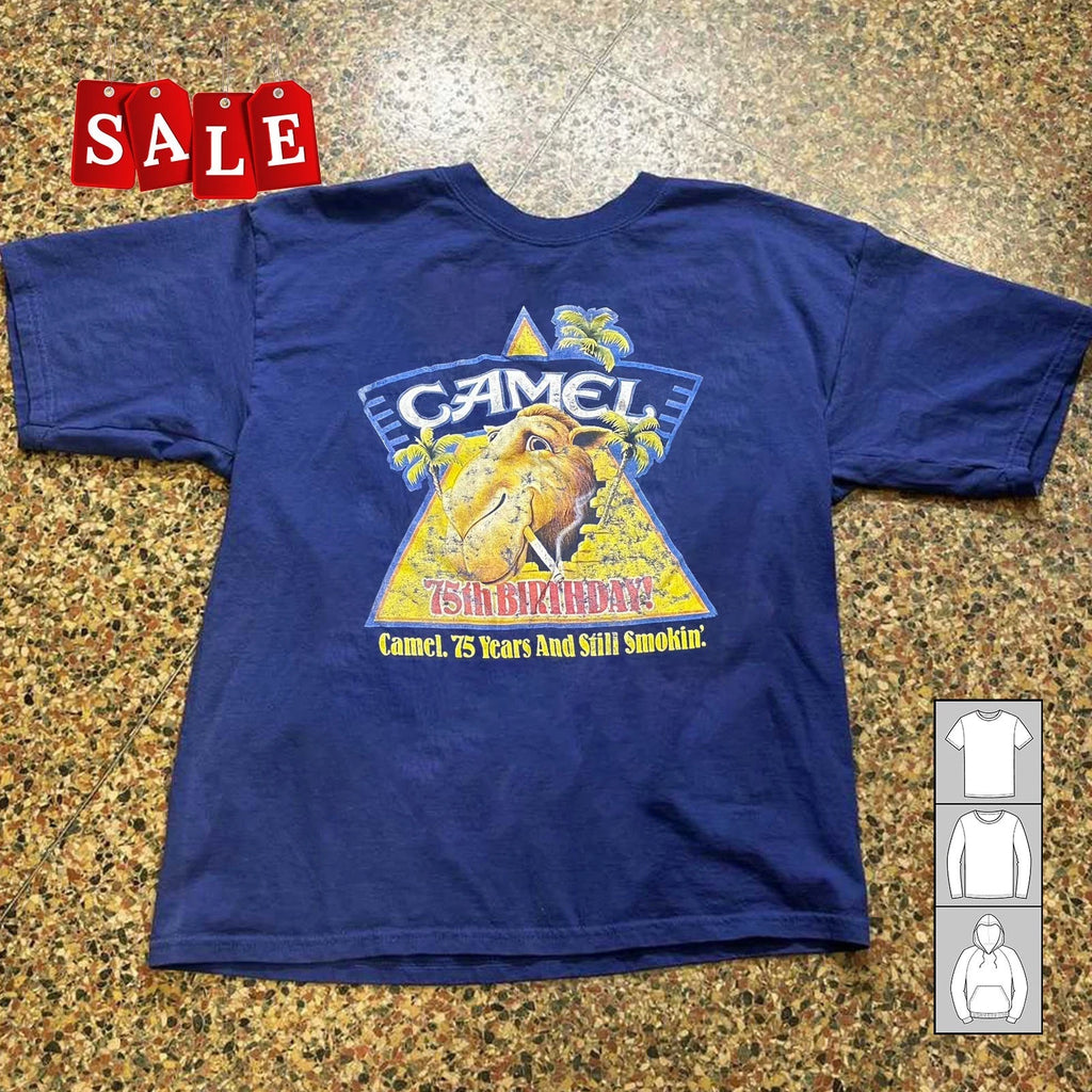 New 1988 Camel Cigarettes 75th Anniversary  Unisex All Size T-Shirt MD270