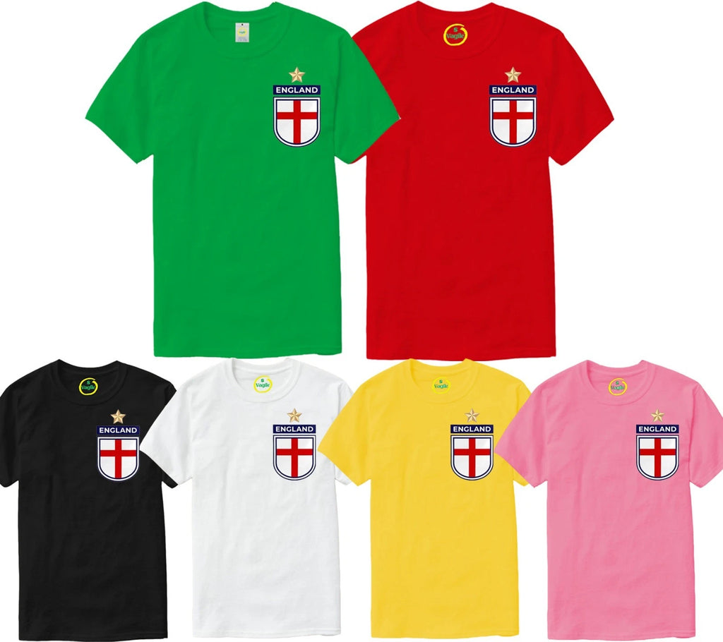 ENGLAND Tshirt Tee Top World Cup 2026 Football Men Kids Unisex Sports Lover Gift