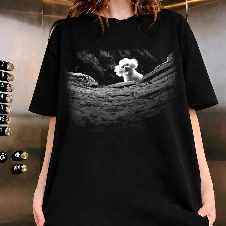 Silence of the Lambs Dog T-Shirt, Precious Poodle Buffalo Bill Horror Tee, Dark