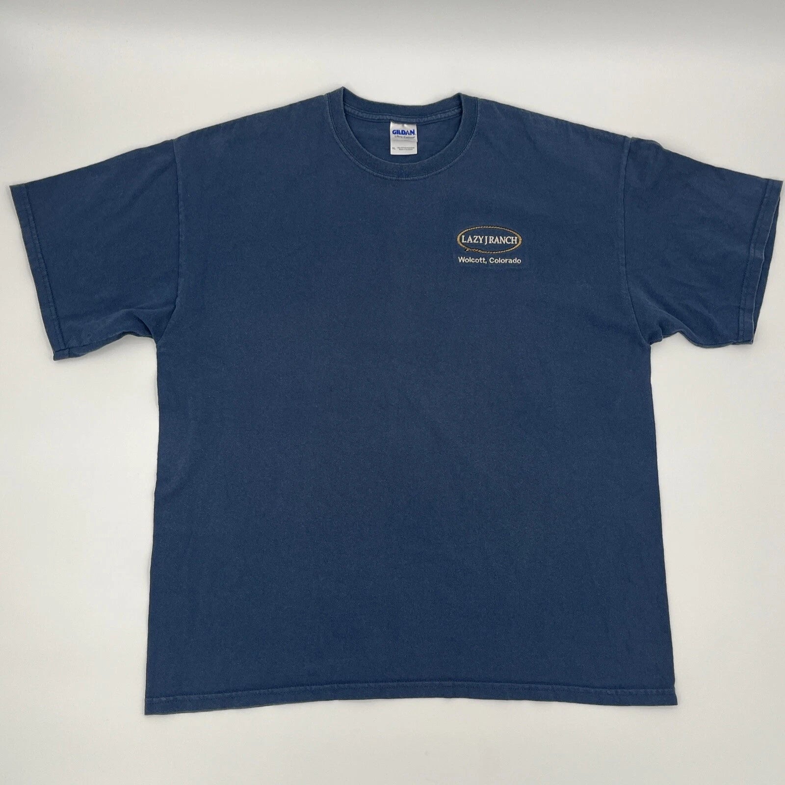 Lazy J Ranch Wolcott Colorado T-Shirt - Vintage 90s Y2K Tee - Mens XL - VGUC