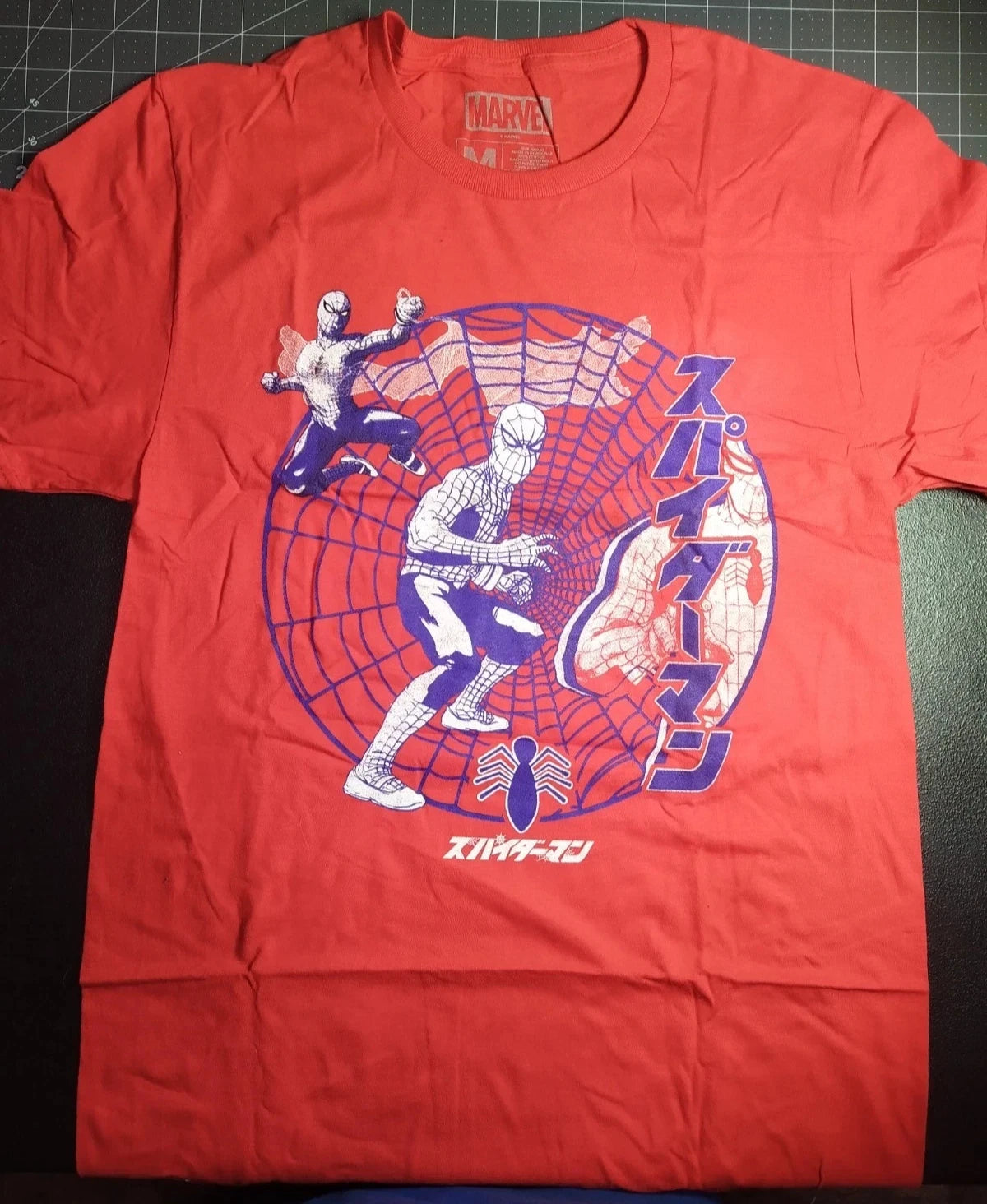 Loot Crate Anime 2019 Marvel's Japanese Spider-Man スパイダーマン T-Shirt CHOOSE SIZE