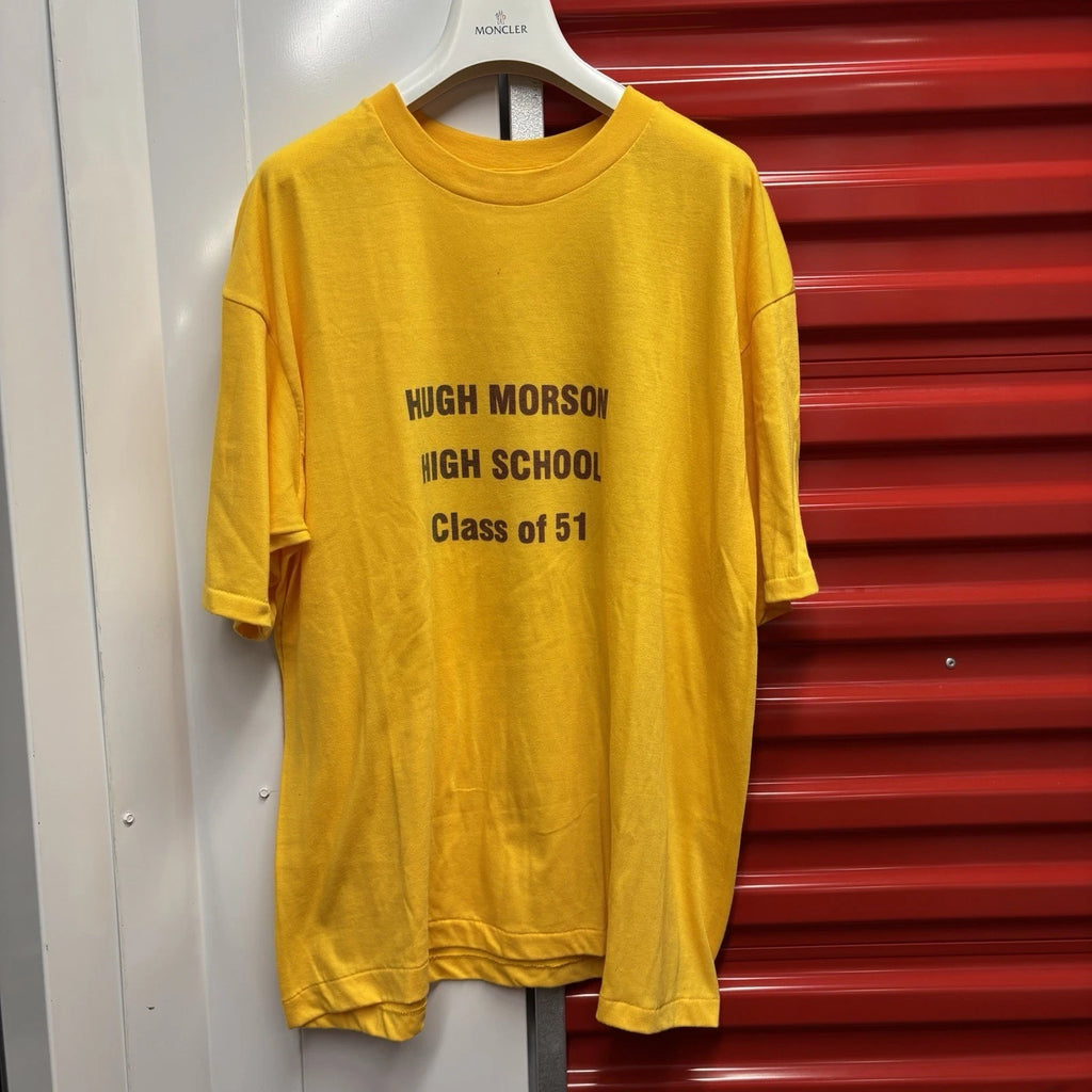 Vintage 1960s Vintage Class Of 51’ High School Reunion T-Shirt Hugh Morson