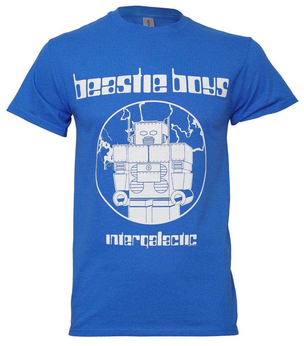 Official The Beastie Boys T Shirt Intergalactic Robot Blue New S to XXL
