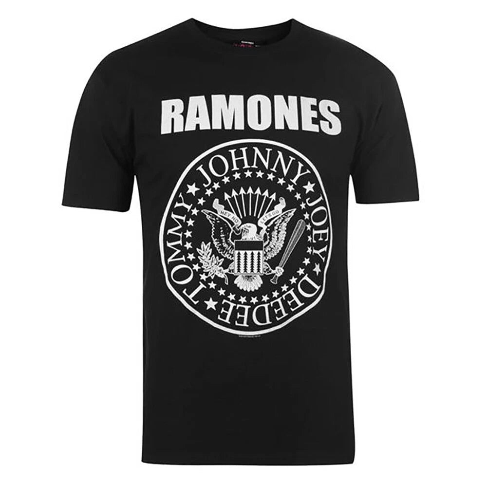 Ramones T-Shirt Presidential Seal Band Official Black New