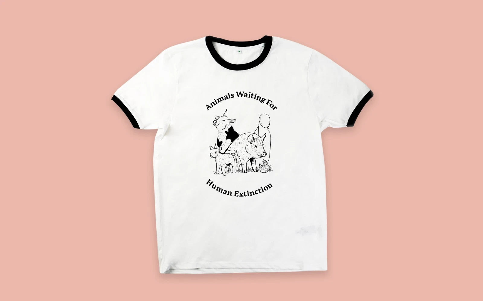 Animals Waiting For Human Extinction T-Shirt, vegan, veganism, climate change