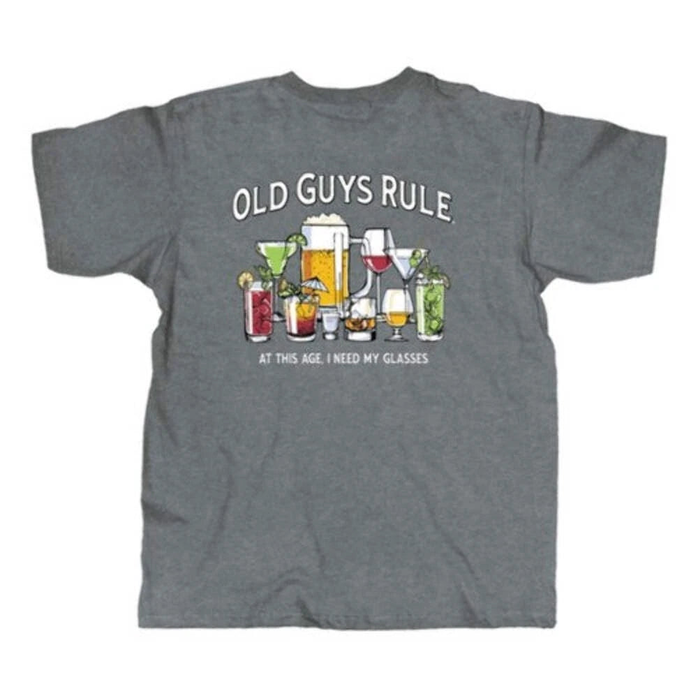 Old Guys Rule OG2251 - Glasses Short-Sleeve T-Shirt - Graphite Heather