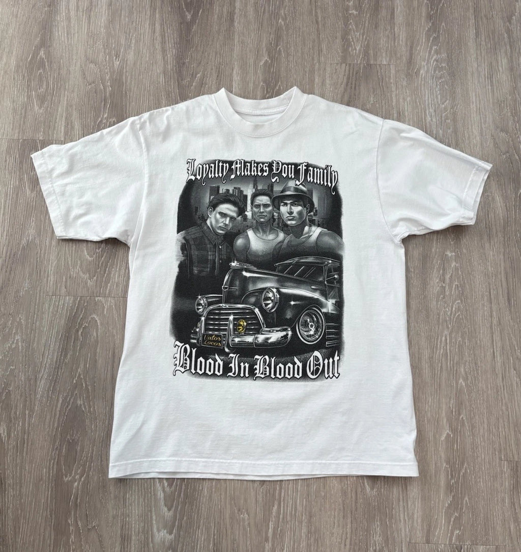 Rare! Vtg Y2K Vatos Locos Blood In Blood Out, T-shirt, XL, Fast Shipping!