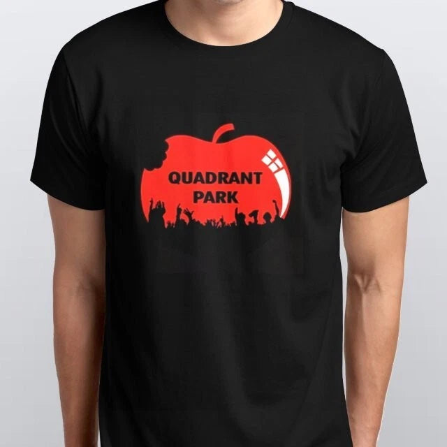Quadrant Park T Shirt Rave House Dance Club Liverpool S,M,L,XL,2XL Black