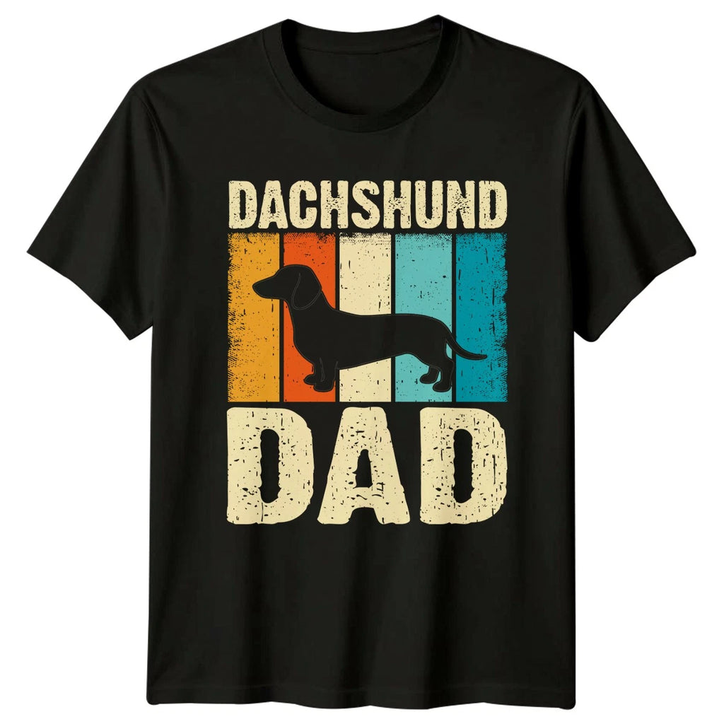 Dachshund Dad Mens T-Shirt Dachshund Dog Lover Fathers Day Gift For Him