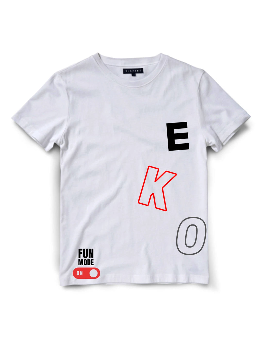 Fun Mode Cool Design T-Shirt Unisex Jersey Short Sleeve Tee