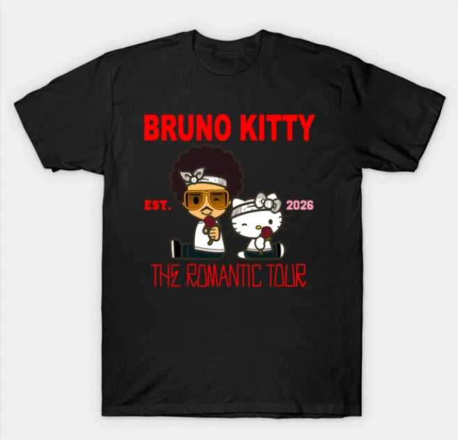Bruno-Mar Hello-Kitty The Romantic Tour 2026 Graphic Shirt TM