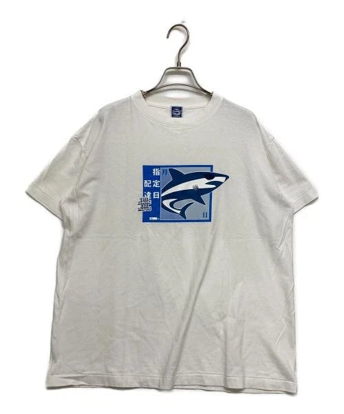 THE BLACK EYE PATCH      × creative drug store              Shark print T-shirt