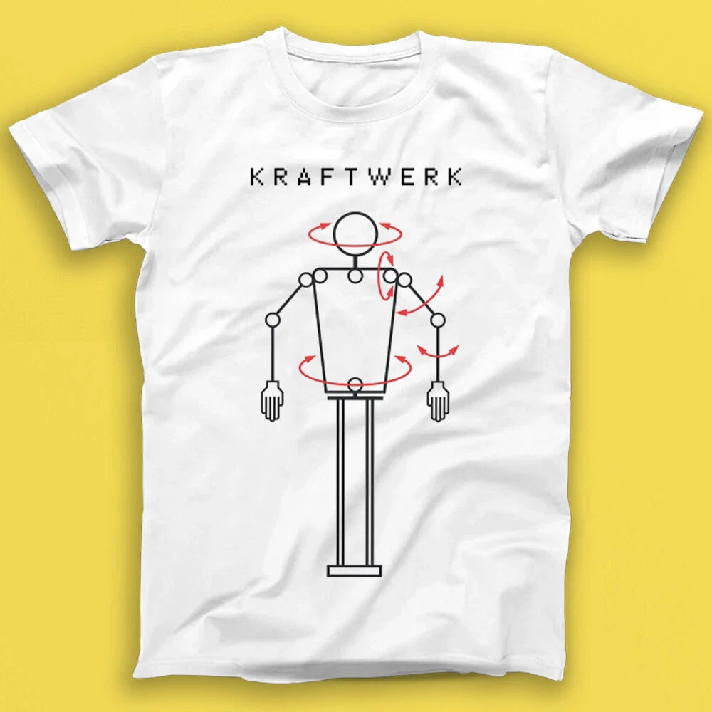 Kraftwerk  Robot Electronic Synth Pop Music Gift Tee T Shirt 1940