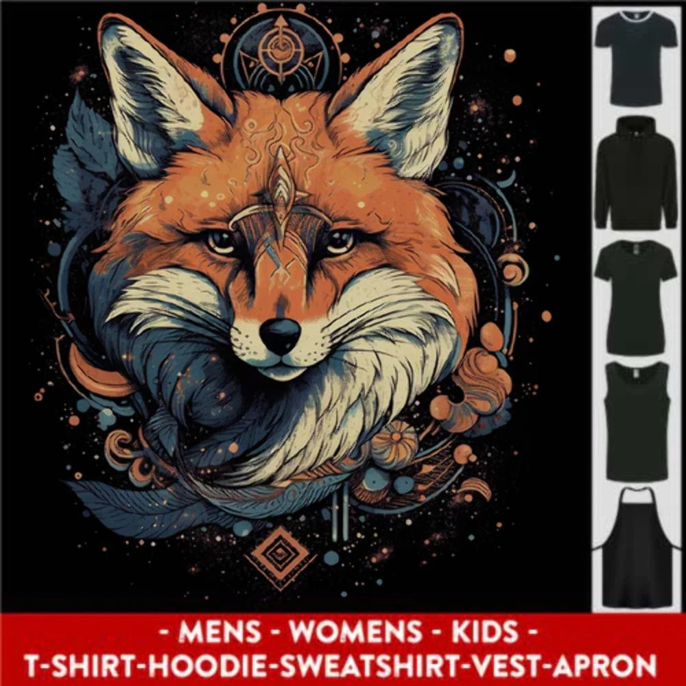 Fantasy Kitsune Japanese Folklore Fox Mens Womens Kids Unisex
