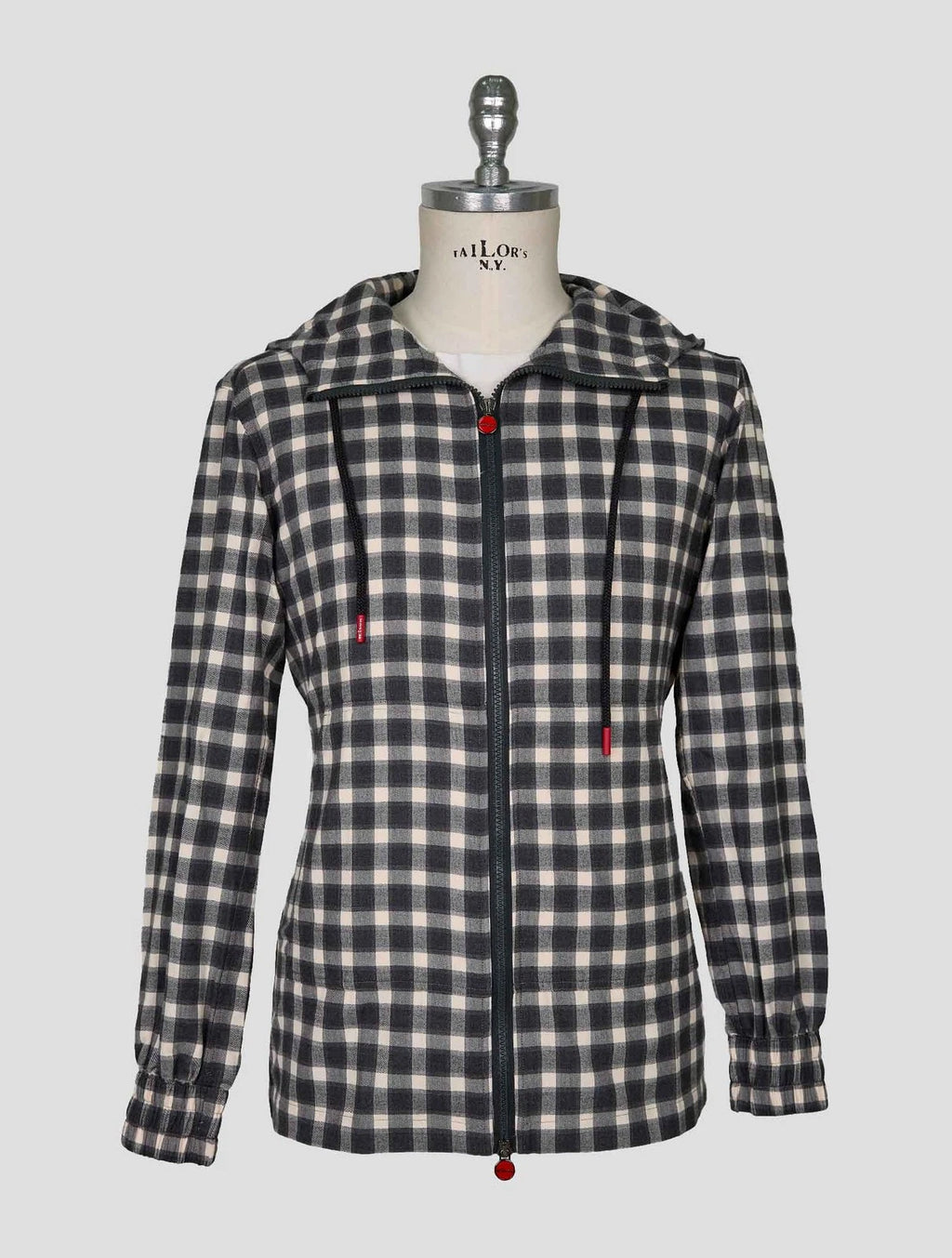 NEW KITON WHITE GRAY COTTON SHIRT UMBI EU 56 - US 46 - 2XL KME68