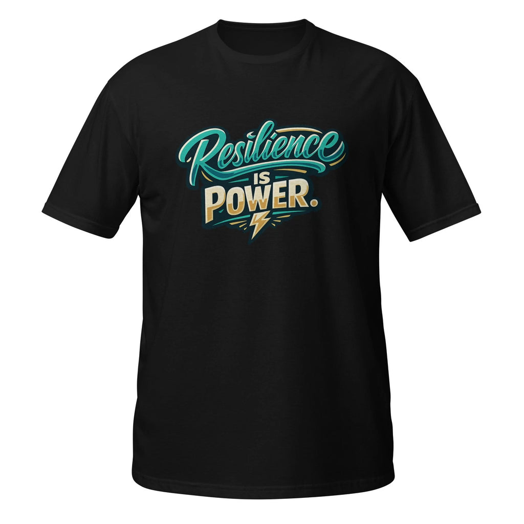 Resilience Is Power Shirt Viral Motivational Quote Modern Typography Tee