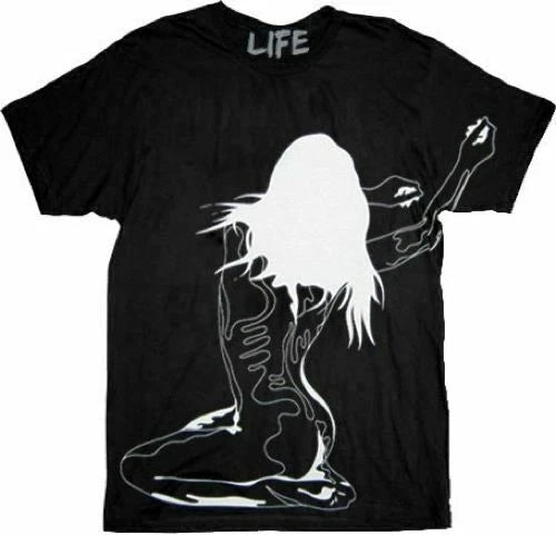 Jersey Shore Pauly D Woman Back Black Adult T-shirt Tee