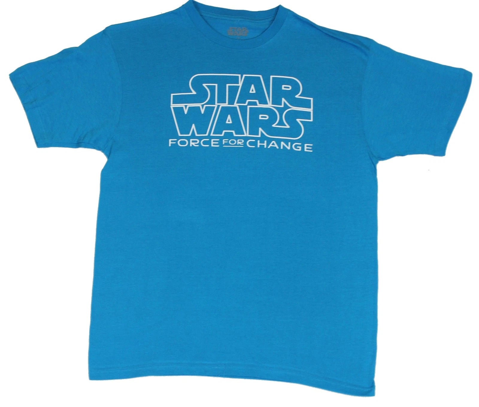 Star Wars Adult New T-Shirt  - A Force For Change Simple Logo Pic