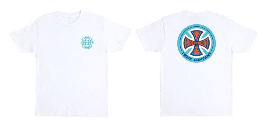 Independent Truck Co Legacy White Streetwear Graphic Tee Mens Skate Reprint