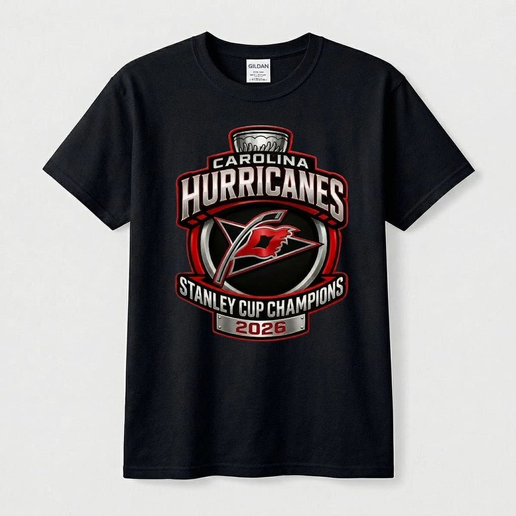 Carolina Hurricanes Stanley Cup Champions 2026, Soft Cotton Shirt.