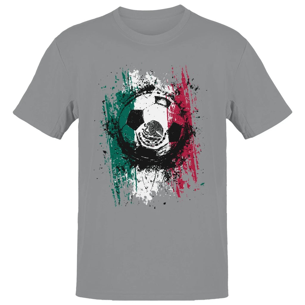 Mexico Soccer Grunge Men's T-shirt