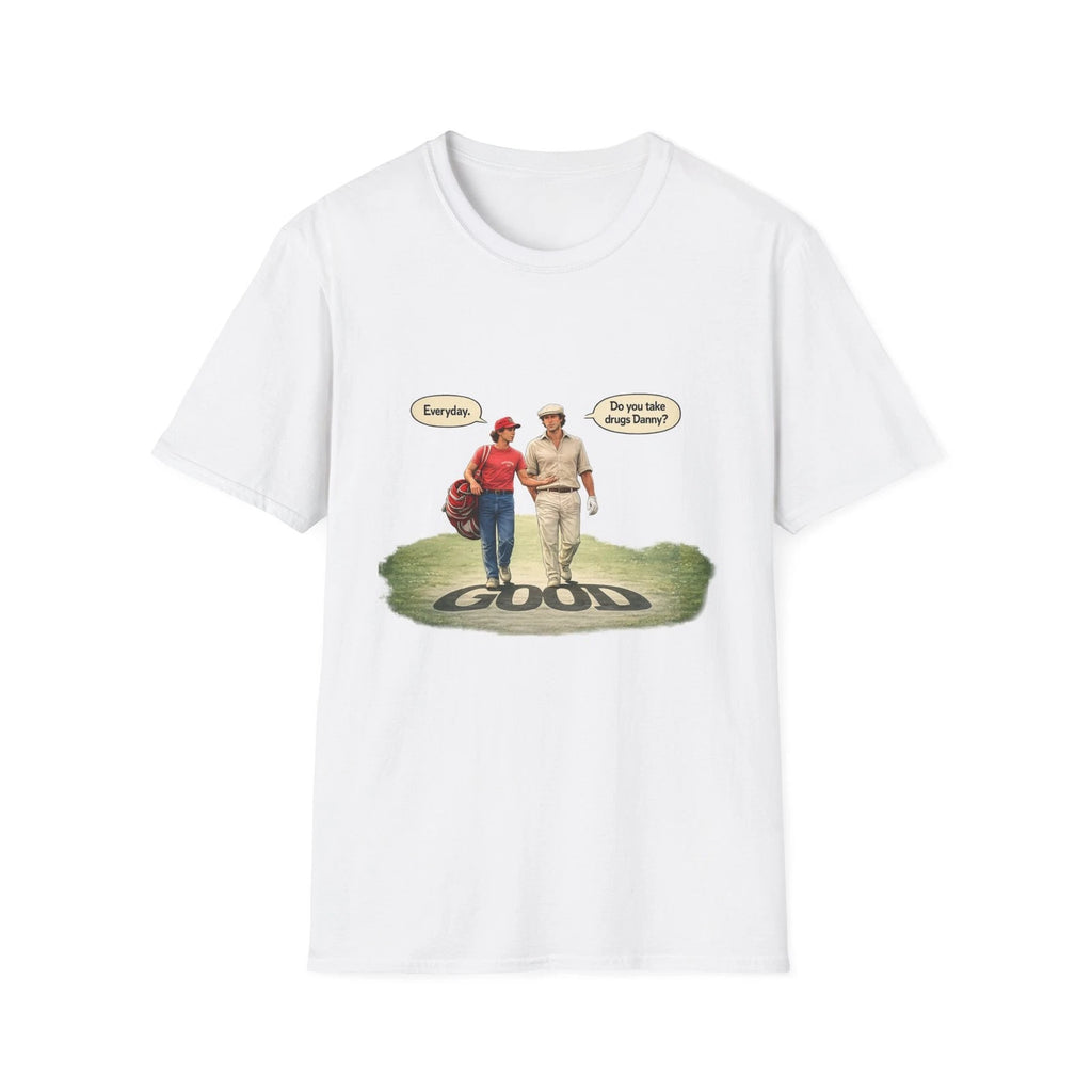 caddyshack take drugs danny T-Shirt | Retro Golf Illustration