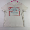 Budweiser Beer T Shirt Mens XL White Short Sleeve