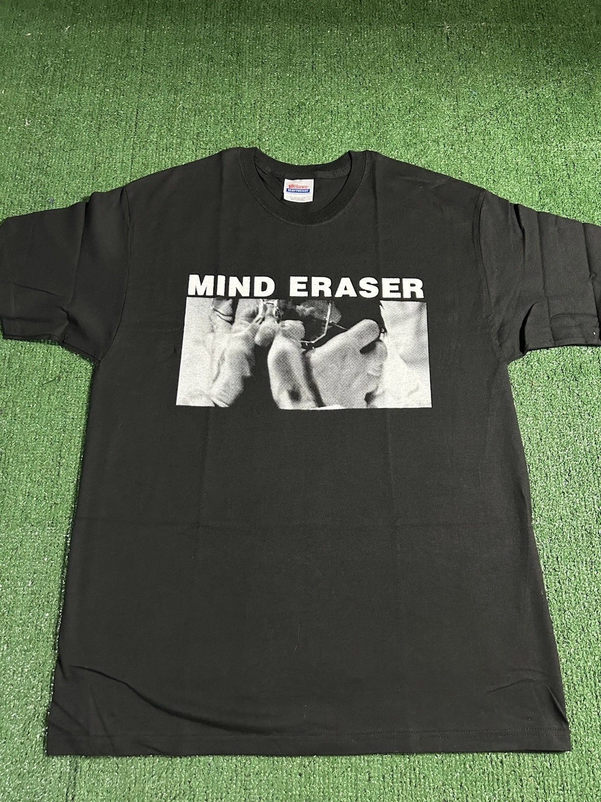 Vintage Mind Eraser T Shirt Sz L Y2K Sludge Doom Metal Hardcore Punk Lock In Out