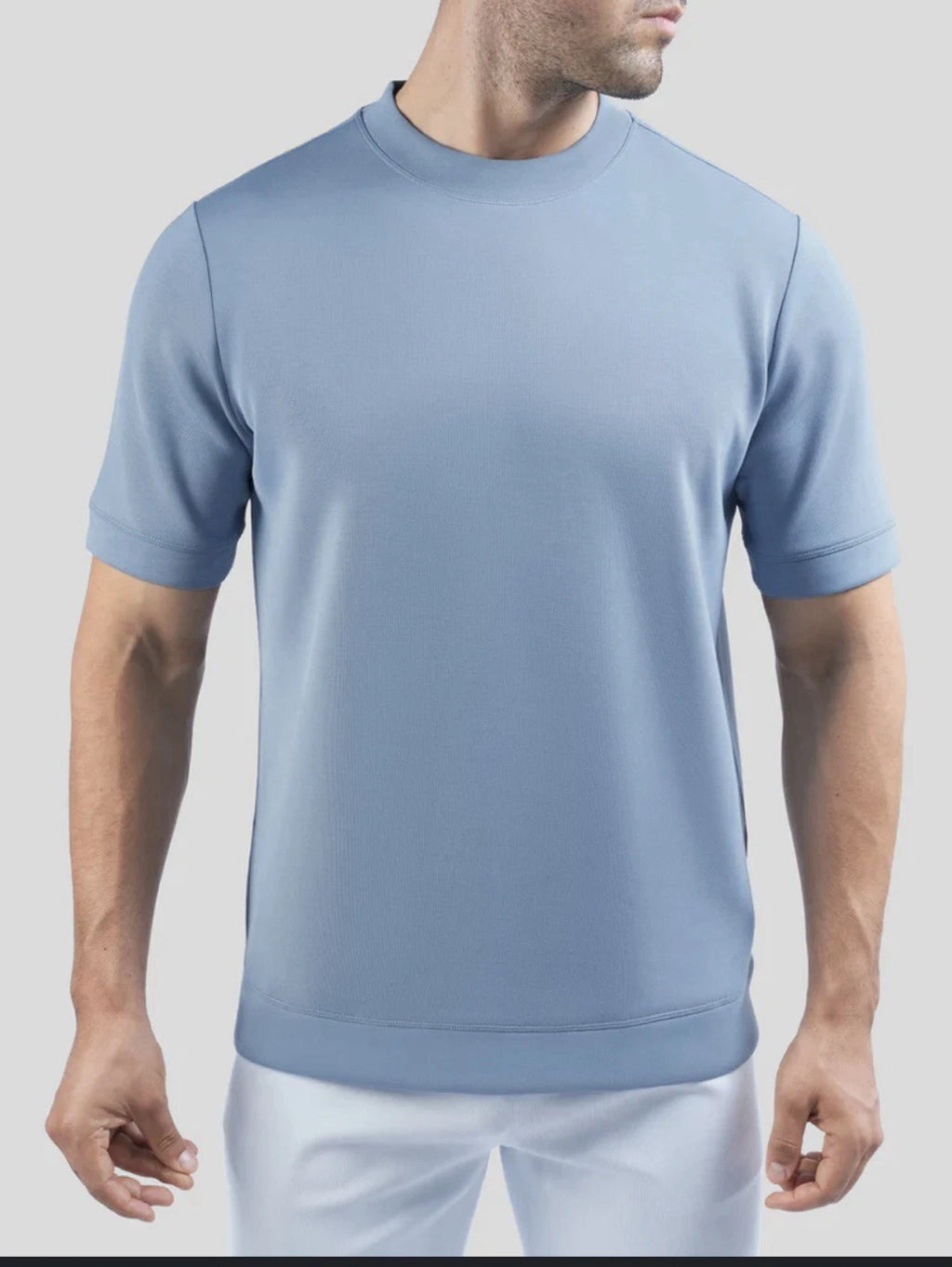 Fioboc Men's Modal Blend SS SlimFit TShirt  High Tec 4 Way Stretch Fabric NWT