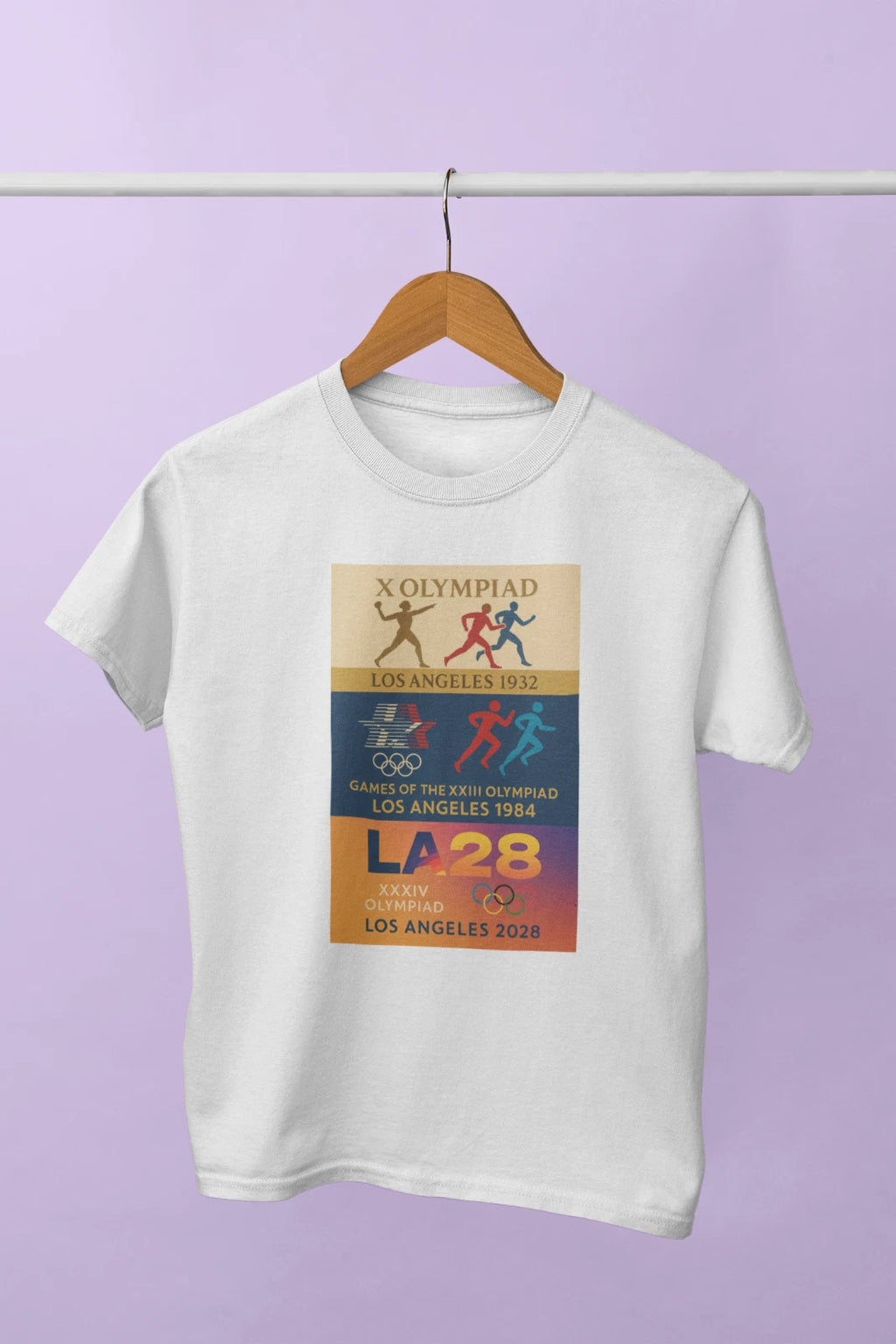LA Olympics History T-Shirt | Los Angeles 1932, 1984, 2028 Games Tee | Vintage