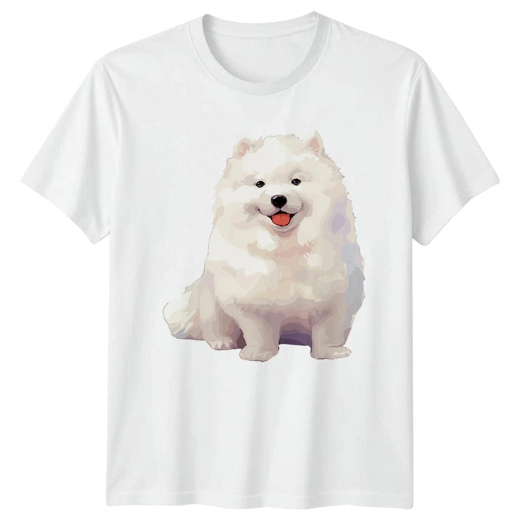 Samoyed Dog T-Shirt Pet Lover Gift For Him And Her