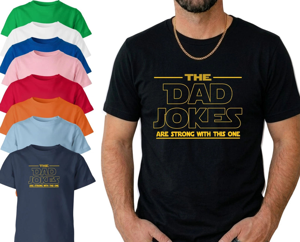 The Dad Jokes T-shirt Father's Day Shirt Funny Dad Men Adult Gift Tee Top
