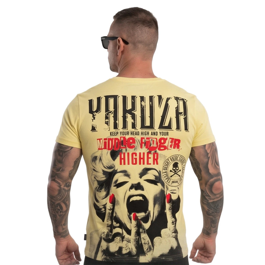 New Yakuza Men's Middle Regular T-Shirt - French Vanilla