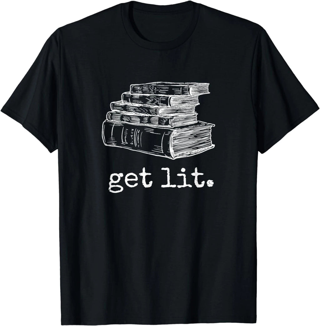 Get Lit with Books Funny Meme - Gift for Book Lover, Reading Gift Unisex T-Shirt