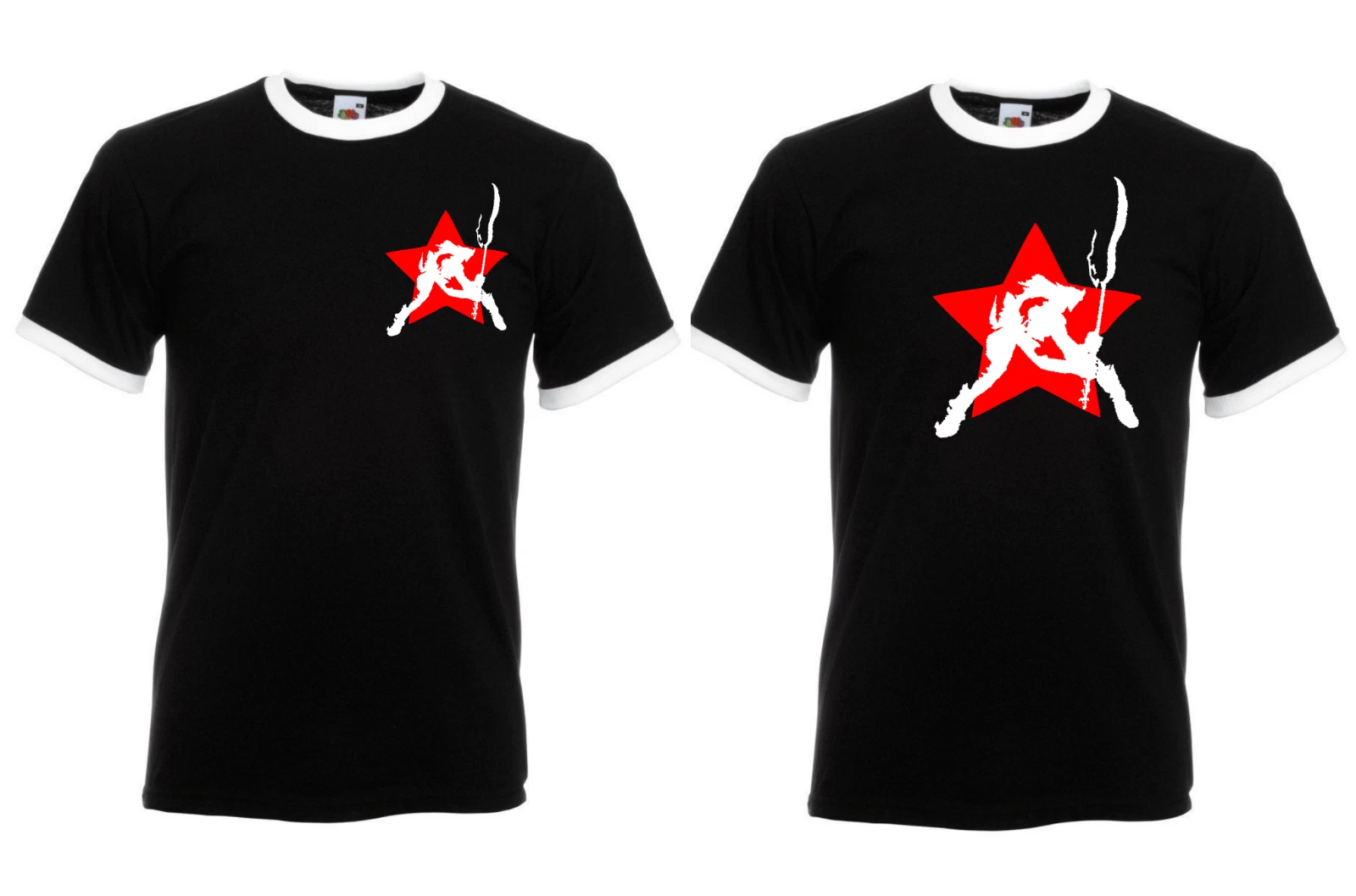 Joe strummer t shirt, the clash punk retro, mens cotton ringer punk rock..
