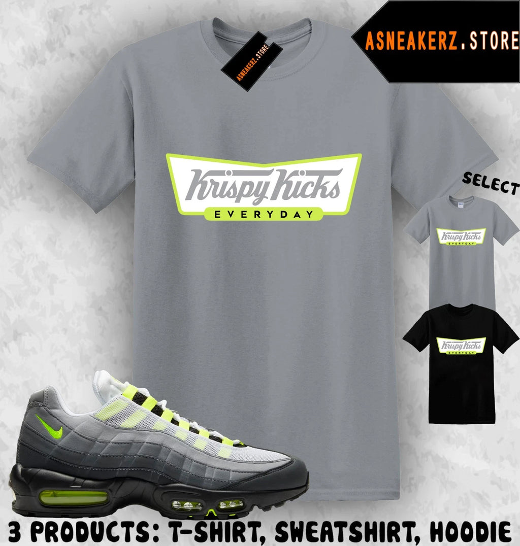 Tee Shirt Matching AM 95 Big Bubble Neon 2026 Match Sneaker Krispy Kicks T-Shirt
