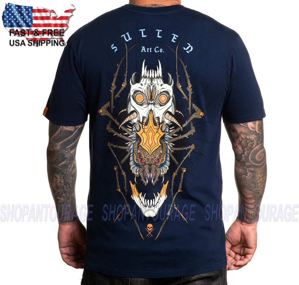 Sullen Art Collective Recluse Premium SCM4350 Short Sleeve Tattoo Men`s T-shirt