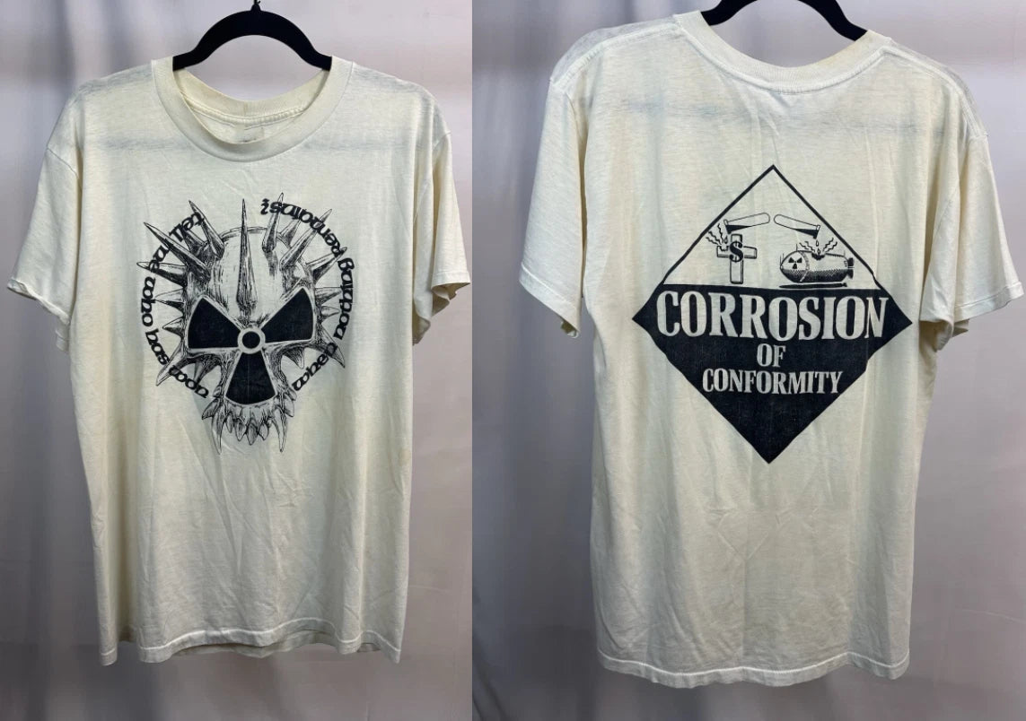 vintage corrosion of conformity shirt Mid 80s Who Won Nothing Remains S-5XL