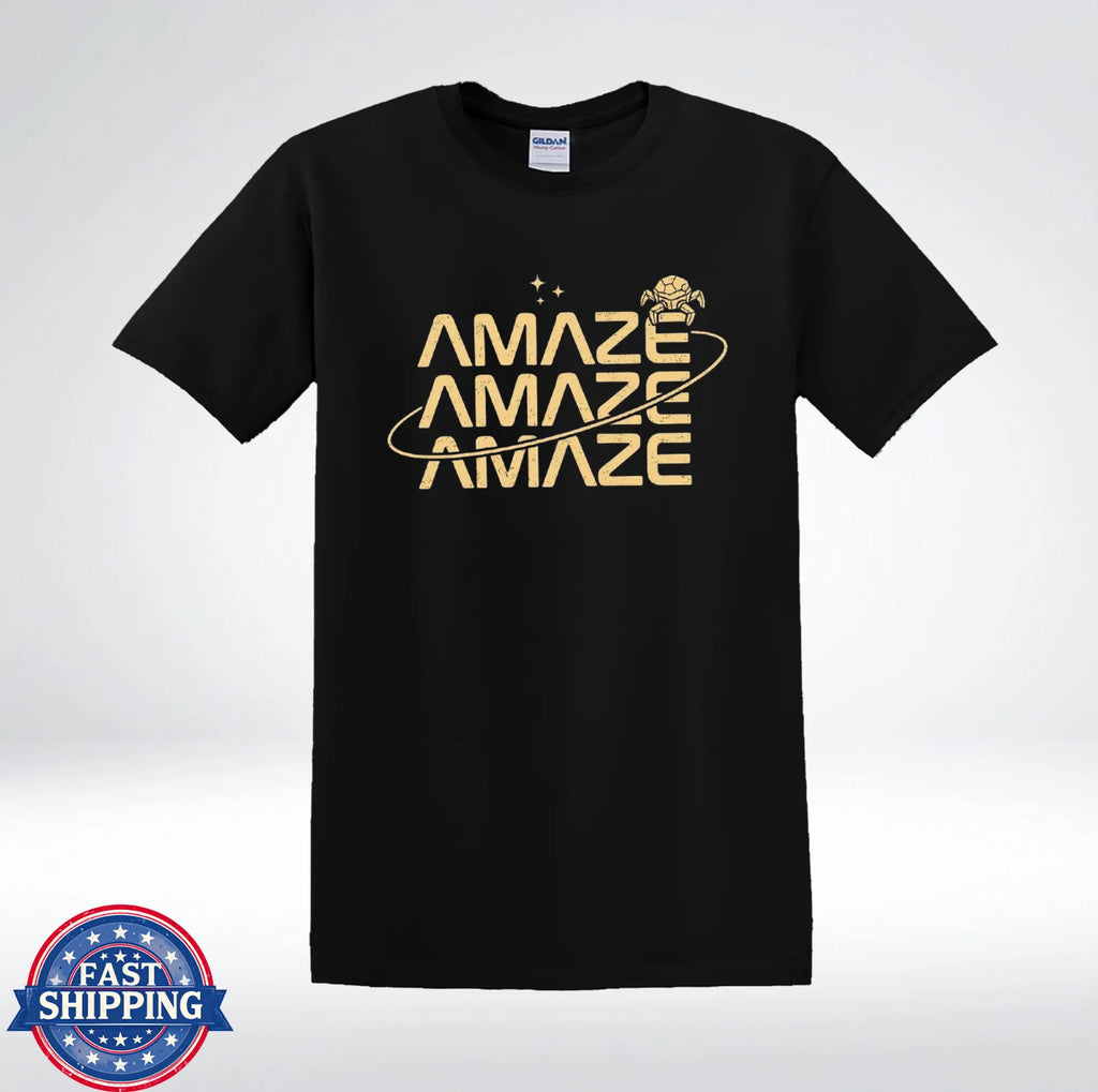 Amaze Graphic Shirt Futuristic Typography Space Aesthetic Tee T-Shirt
