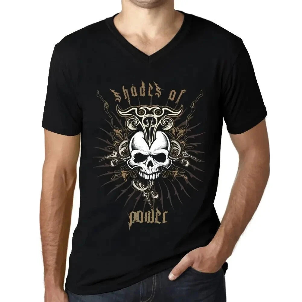 Men's Graphic T-Shirt V Neck Shades Of Power Eco-Friendly Limited Edition