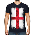 ENGLAND ST GEORGE GRUNGE FLAG MENS T-SHIRT TEE TOP ENGLISH FOOTBALL GIFT SHIRT